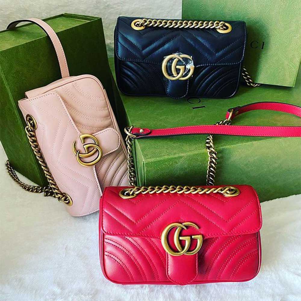Replica Gucci Marmont Small Matelasse Shoulder Bag Nano/22Cm/26Cm1:1High-quality replica