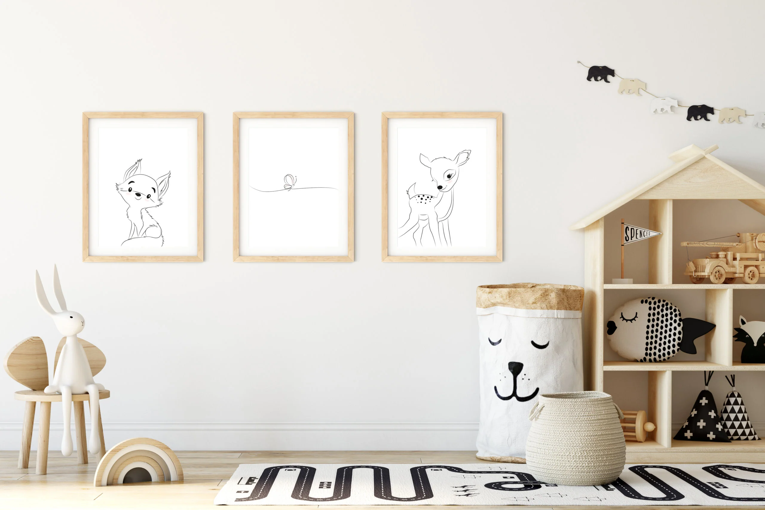 Bowzoom Poster Waldtiere