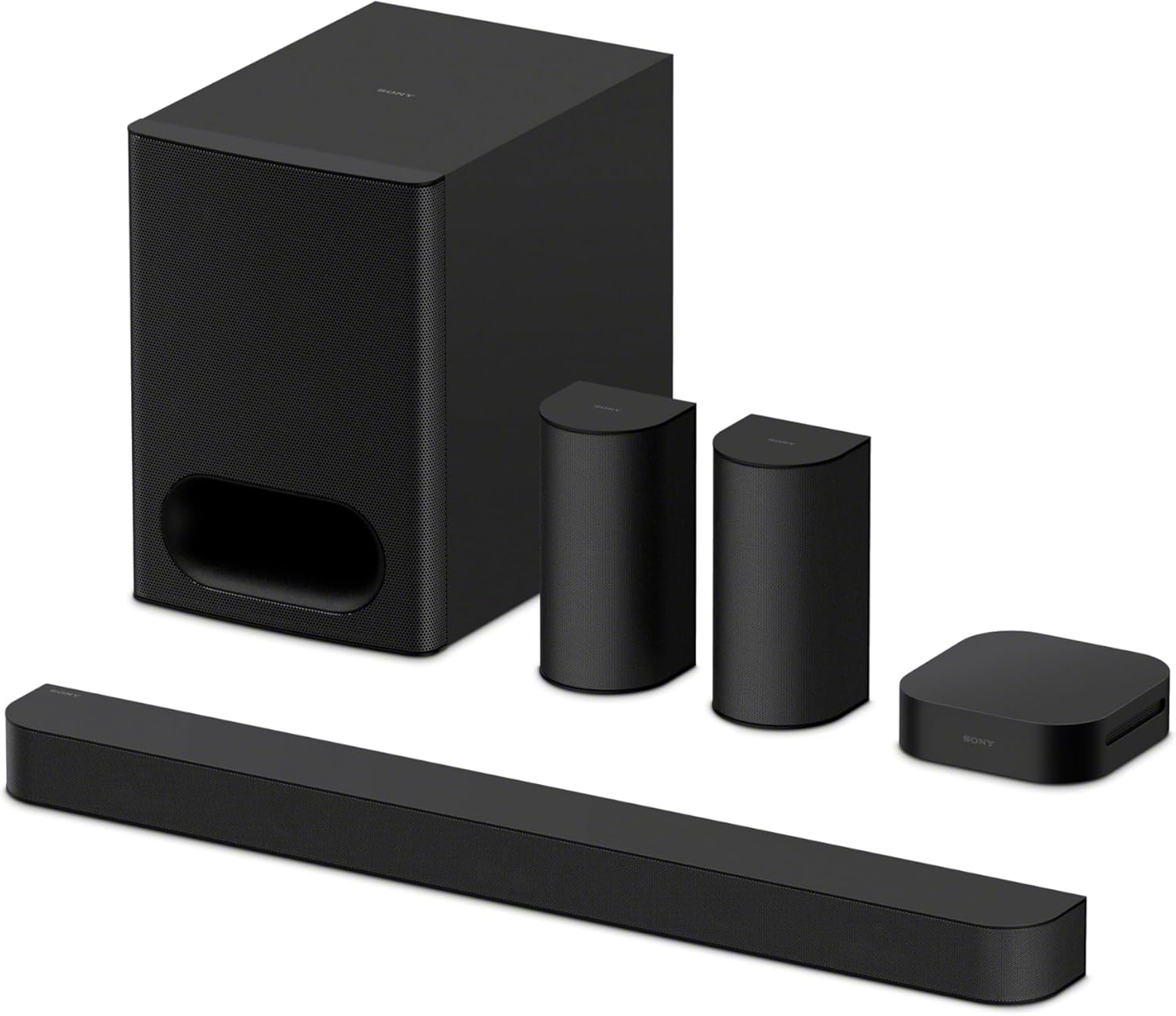 Sony BRAVIA Theater System 6  5.1ch Home Theater System Sound bar with subwoofer and Rear Speakers  Surround Sound by Dolby Atmos/DTS:X Compatible HT-S60