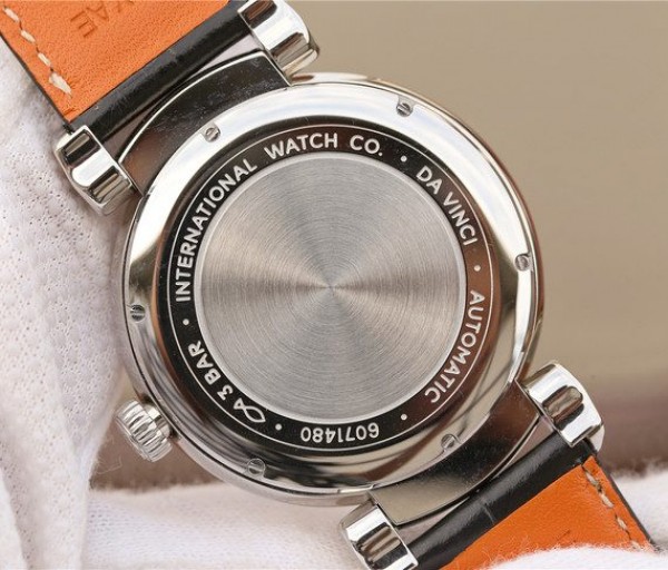 Replica IWC TW Da Vinci IW3566 Blue Dial Black Leather Strap A2892 - Top club