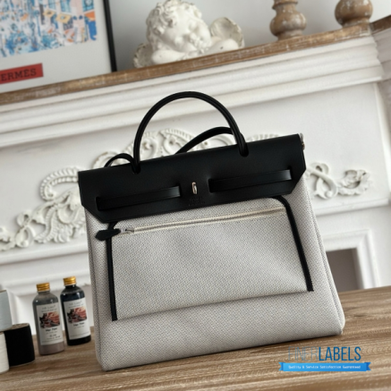 Hermès Herbag Zip 31 Bag | 31x25x10 cm | Luxury Canvas & Leather Shoulder Bag for Women | Spacious Everyday Hermès Tote1:1High-quality replica