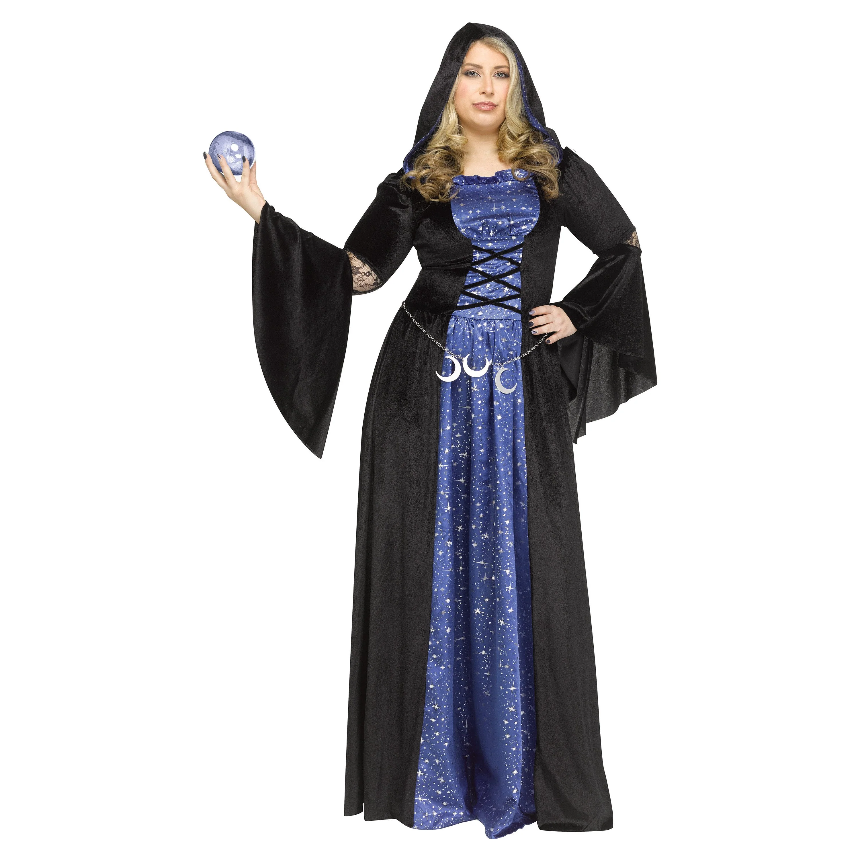 Midnight Sorceress Halloween Costume for Adults, by Way to Celebrate - Image 10 Midnight Sorceress Halloween Costume for Adults, by Way to Celebrate - Image 10