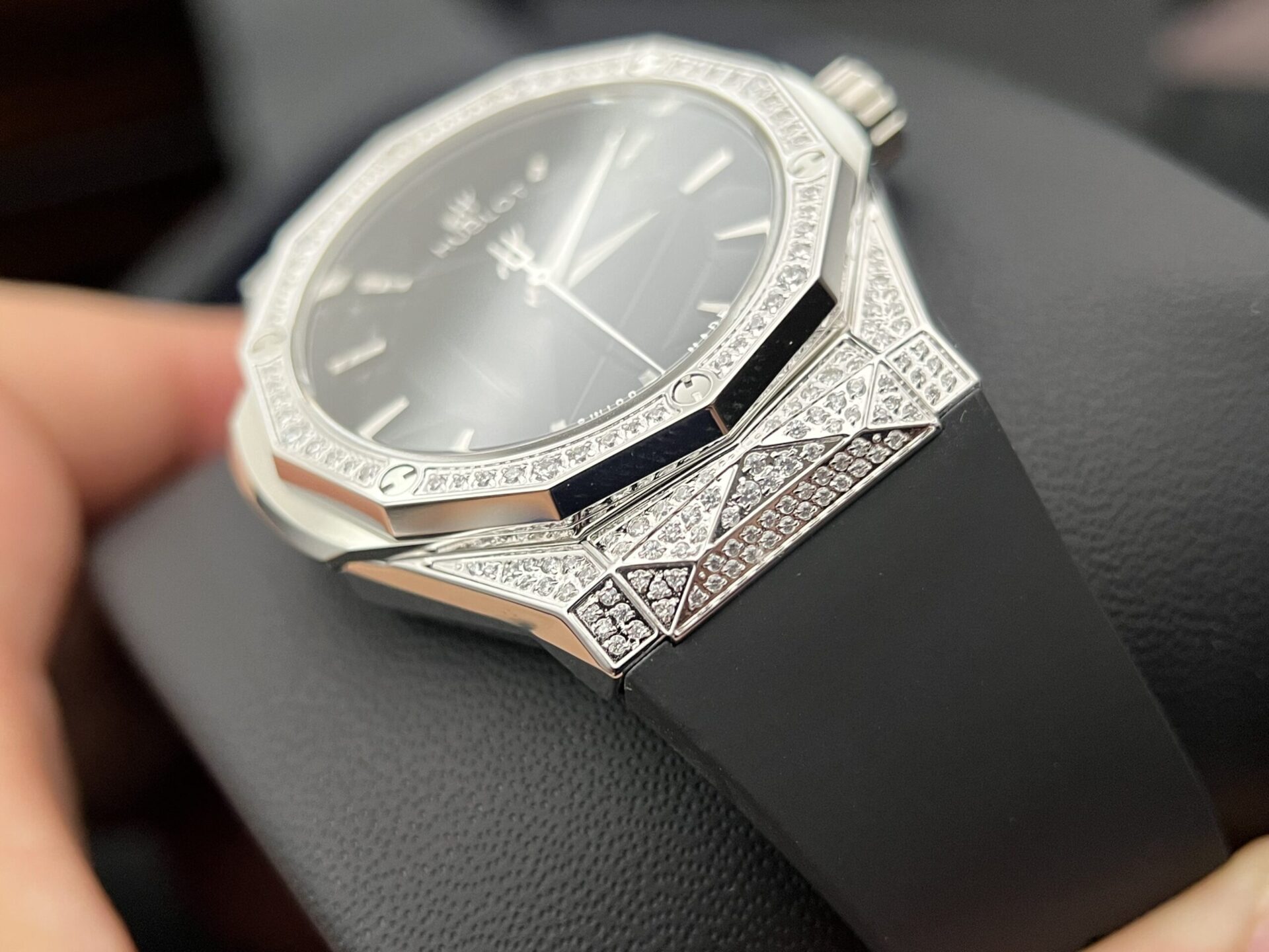 Hublot Replica Watch Classic Fusion Orlinski Black Dial Rubber Strap HB Factory 40mm - Top club