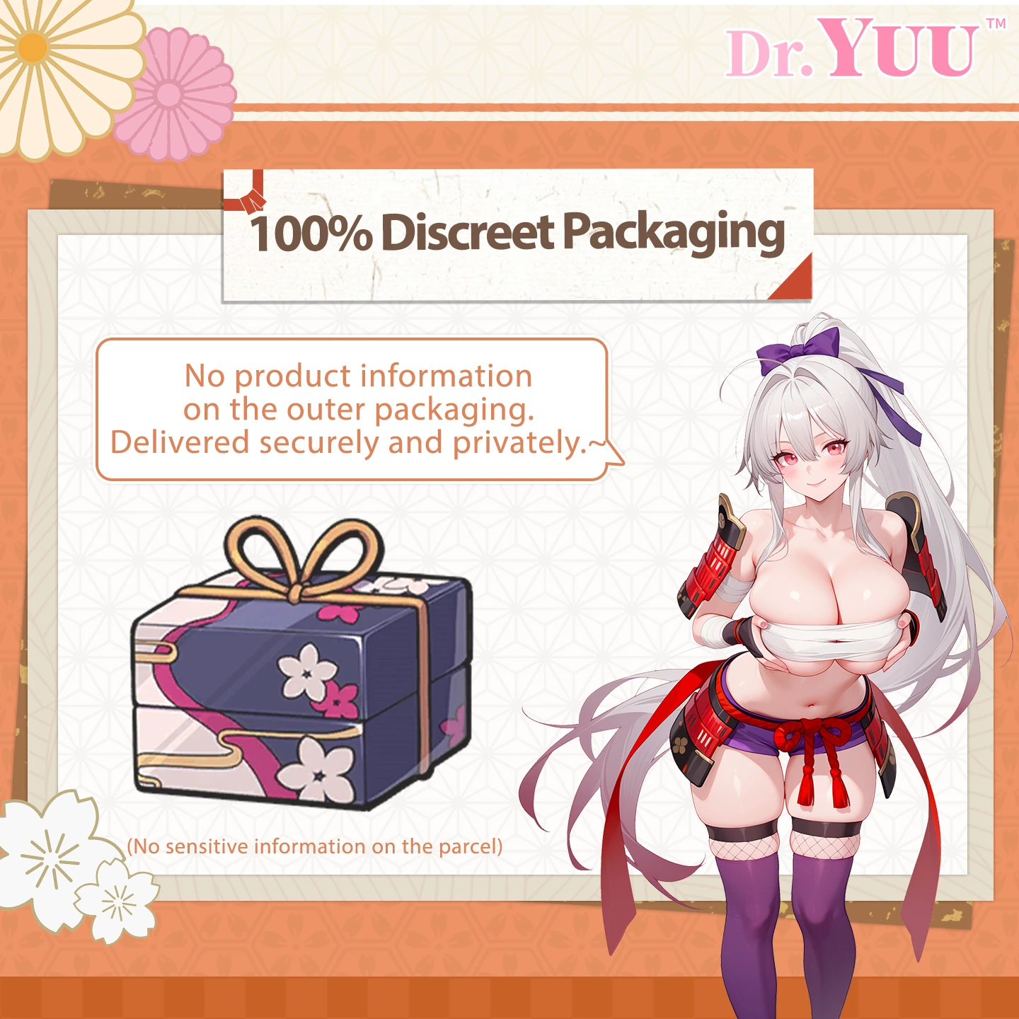 Dr.YUU 100% Discreet Packaging