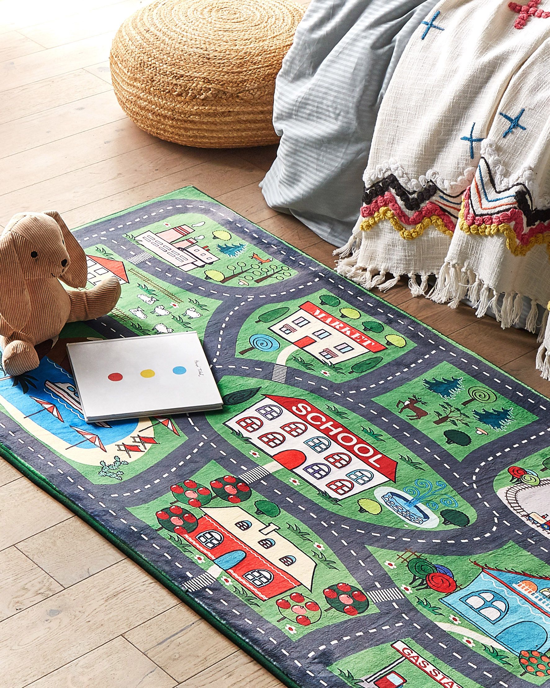 Kids Rug TUTAK Green 80 x 150 cm