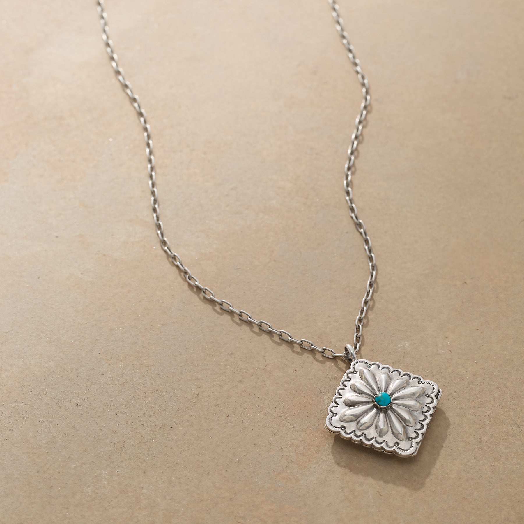 Concho Locket Necklace - Sundance Clothing