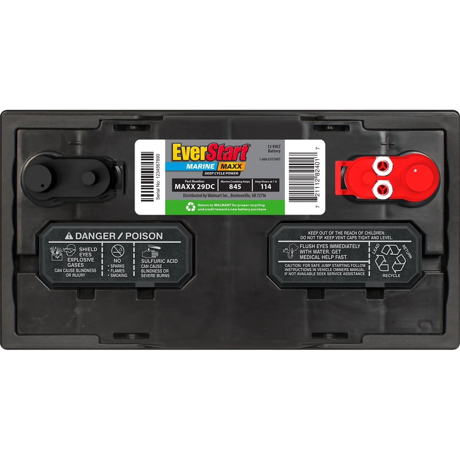 EverStart Maxx Marine Battery, Group Size 29DC 12 Volt, 845 CCA* - Image 9