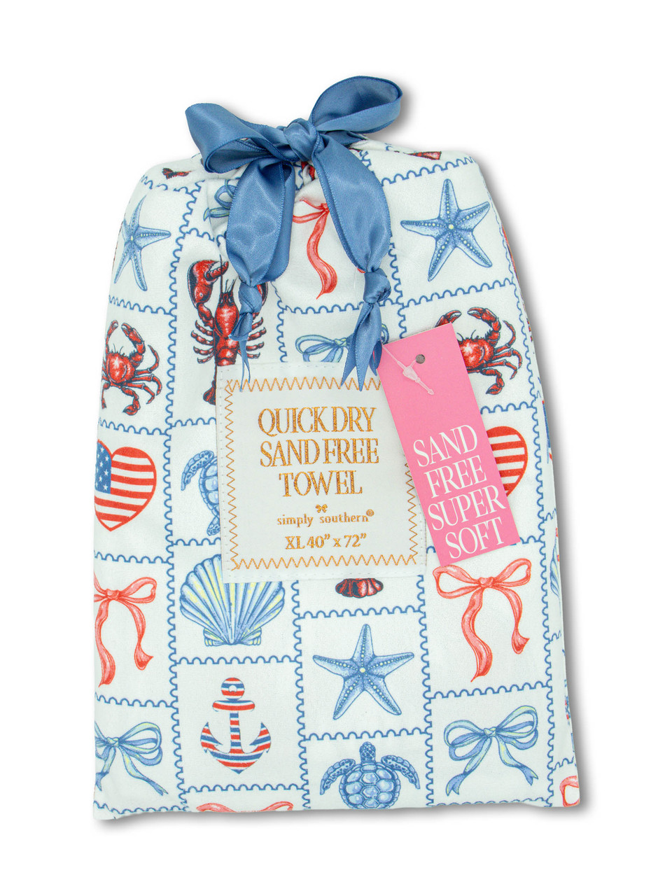 0126-TOWEL-QUICK-DRY-LOBPTCH - Simply Southern Outlet