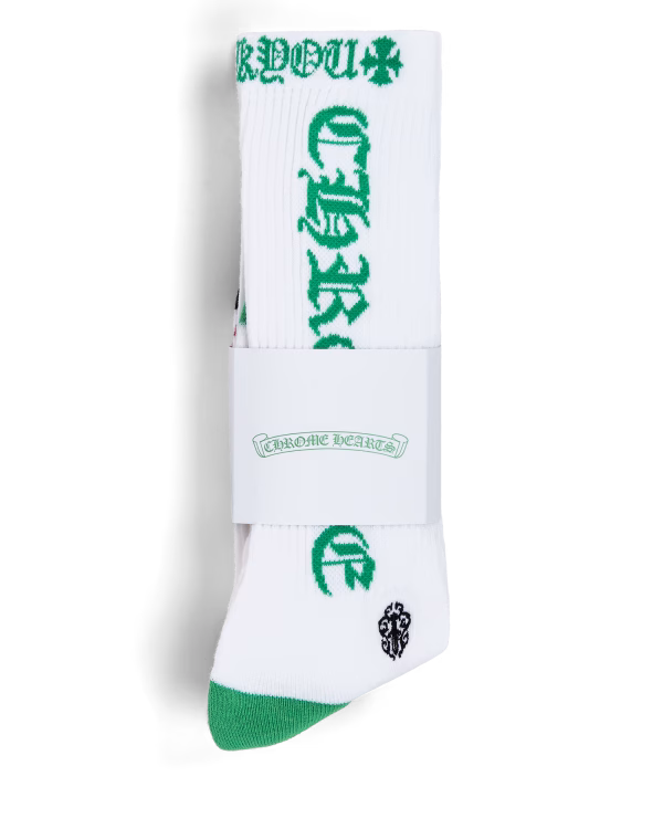 Chrome Hearts Red, Green & Black Socks
