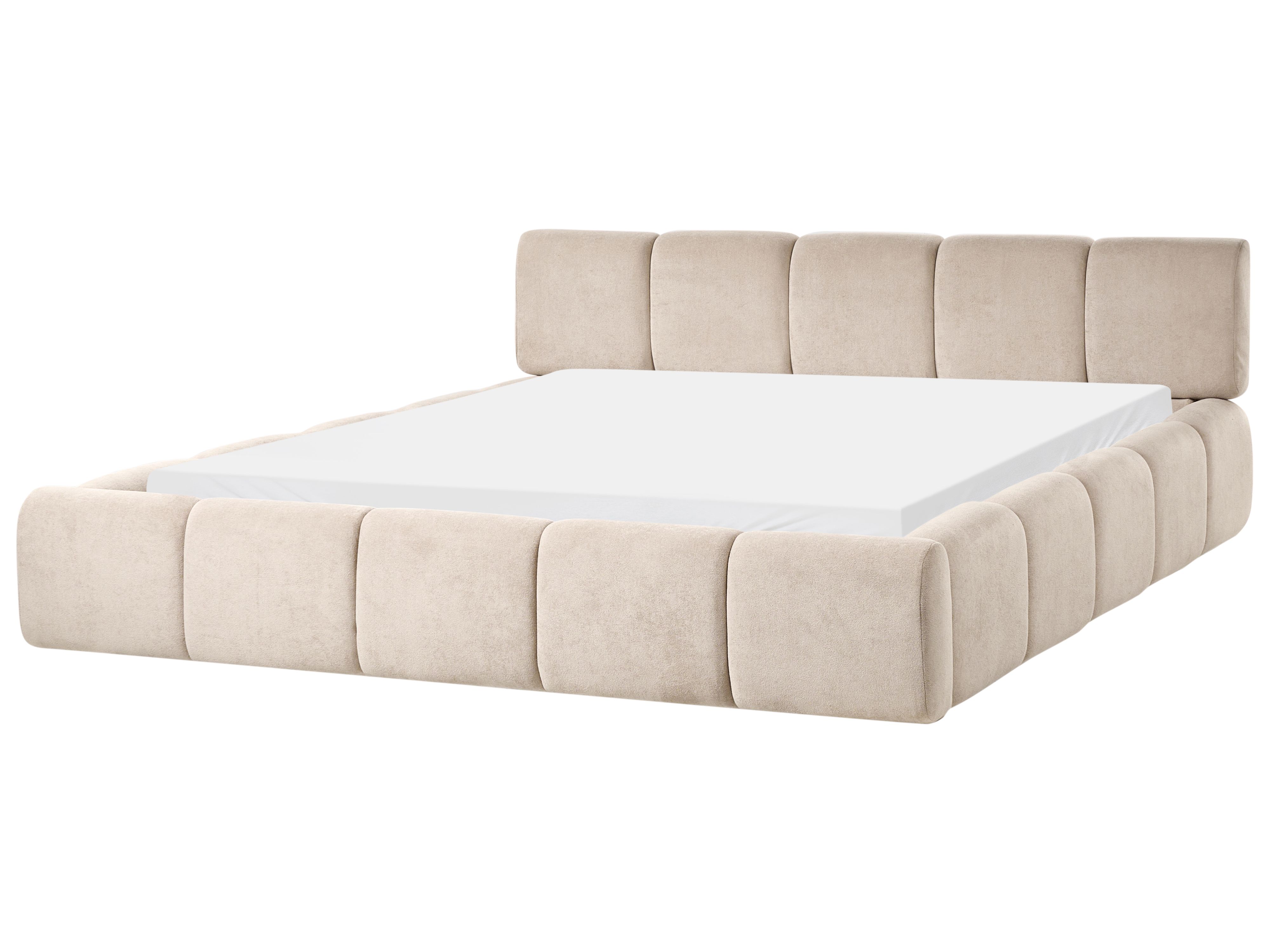 Bed Fabric ORVILLE 180 x 200 cm (EU Super King) Taupe