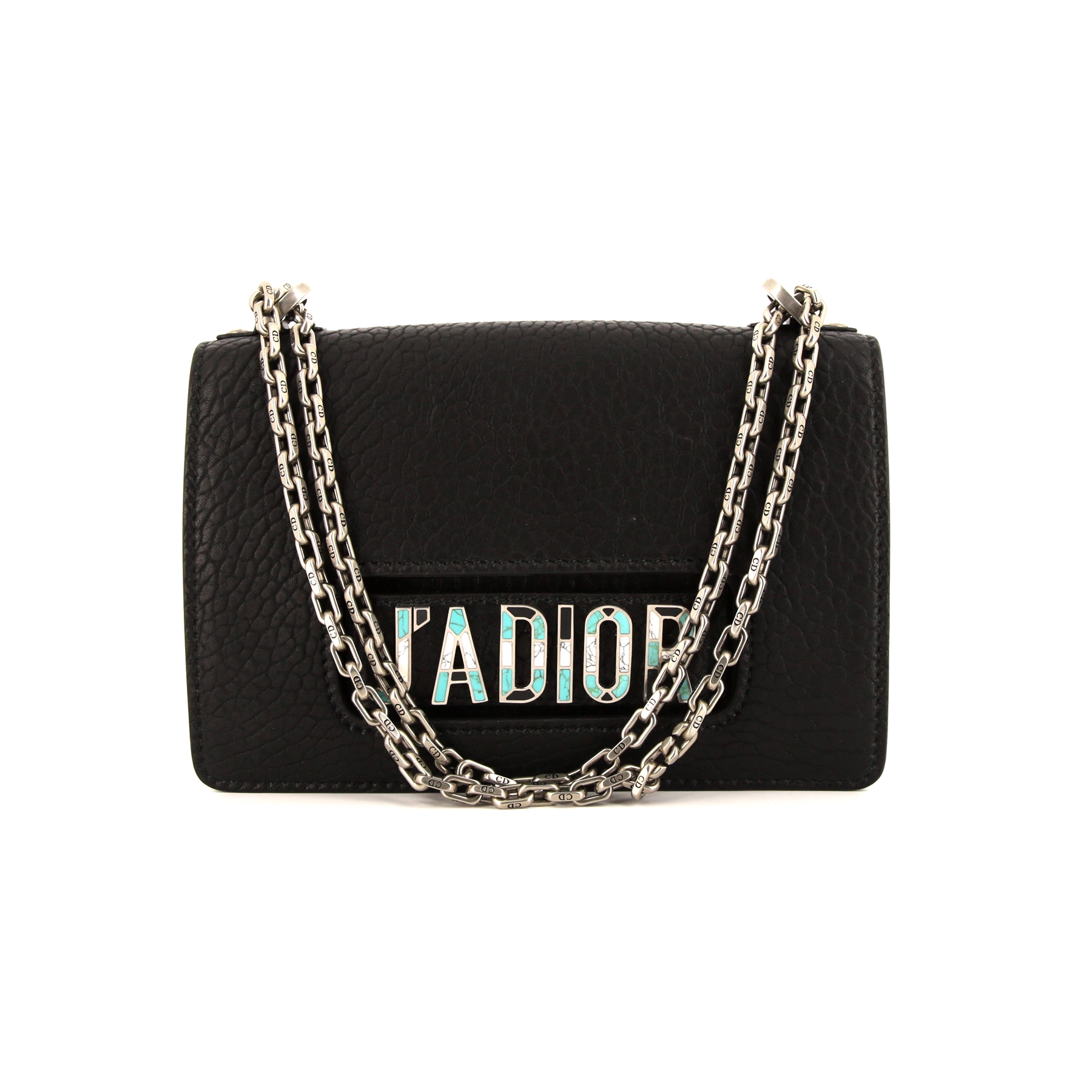 Dior J'Adior handbag in black grained leather1:1High-quality replica