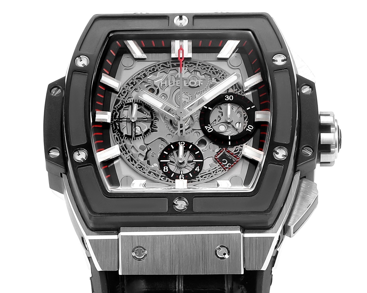 Hublot SPIRIT OF BIG BANG Chronograph, 45 mm Textured rubber strap(1:1 replica) - Top club