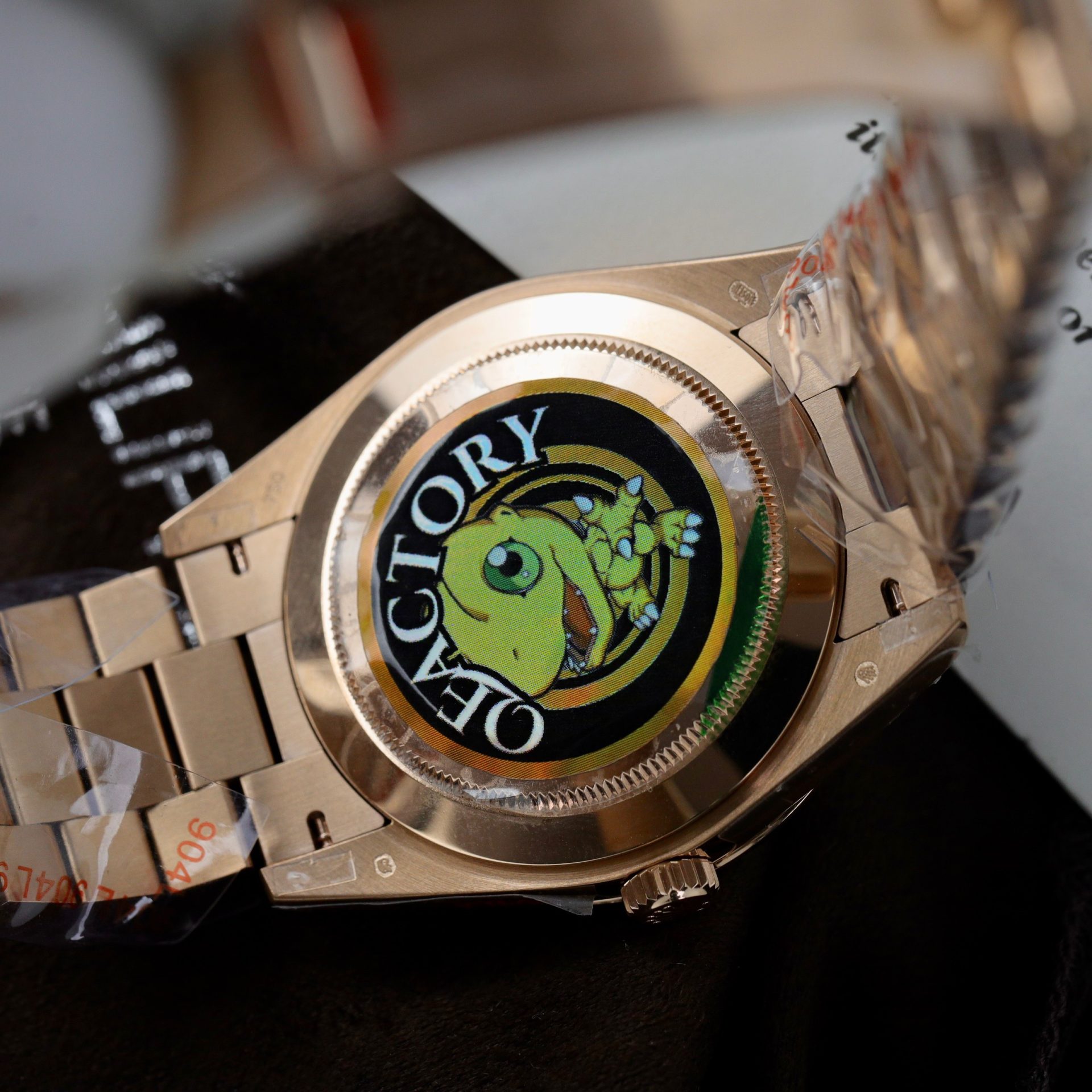 Rolex Replica Watch Day-Date 228235 Lava Dial Weight 185 Grams QF Factory 40mm - Elite Watch Atelier