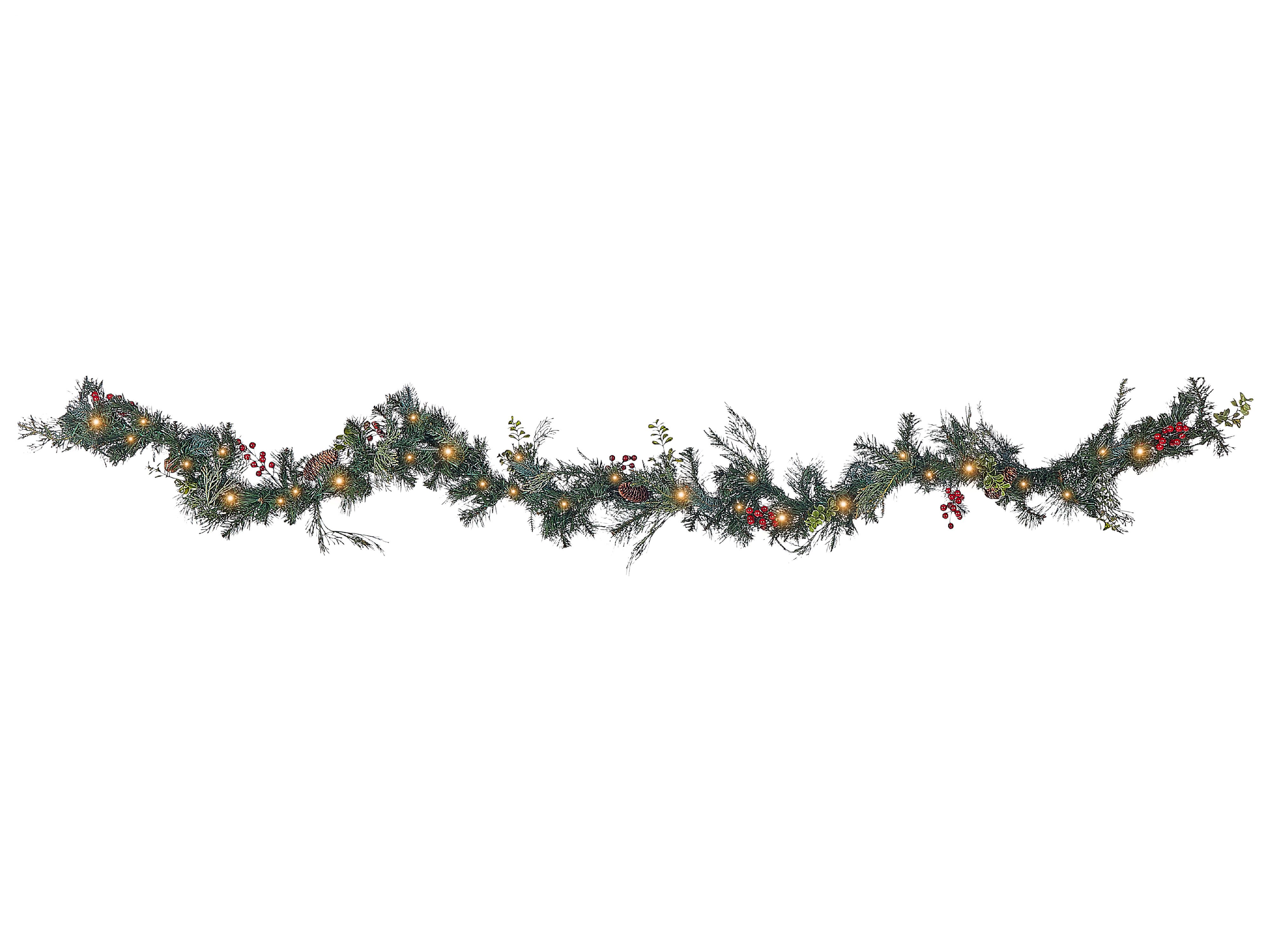 Christmas Garland LED ELBRUS 270 cm Green