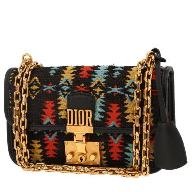 Dior Dioraddict shoulder bag in burgundy monogram canvas Oblique1:1High-quality replica
