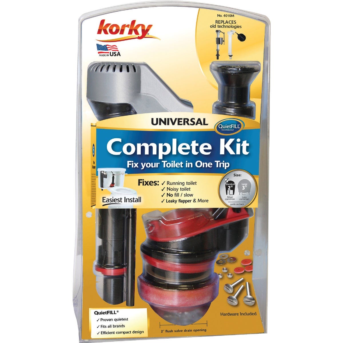 Korky Complete Universal Toilet Repair Kit