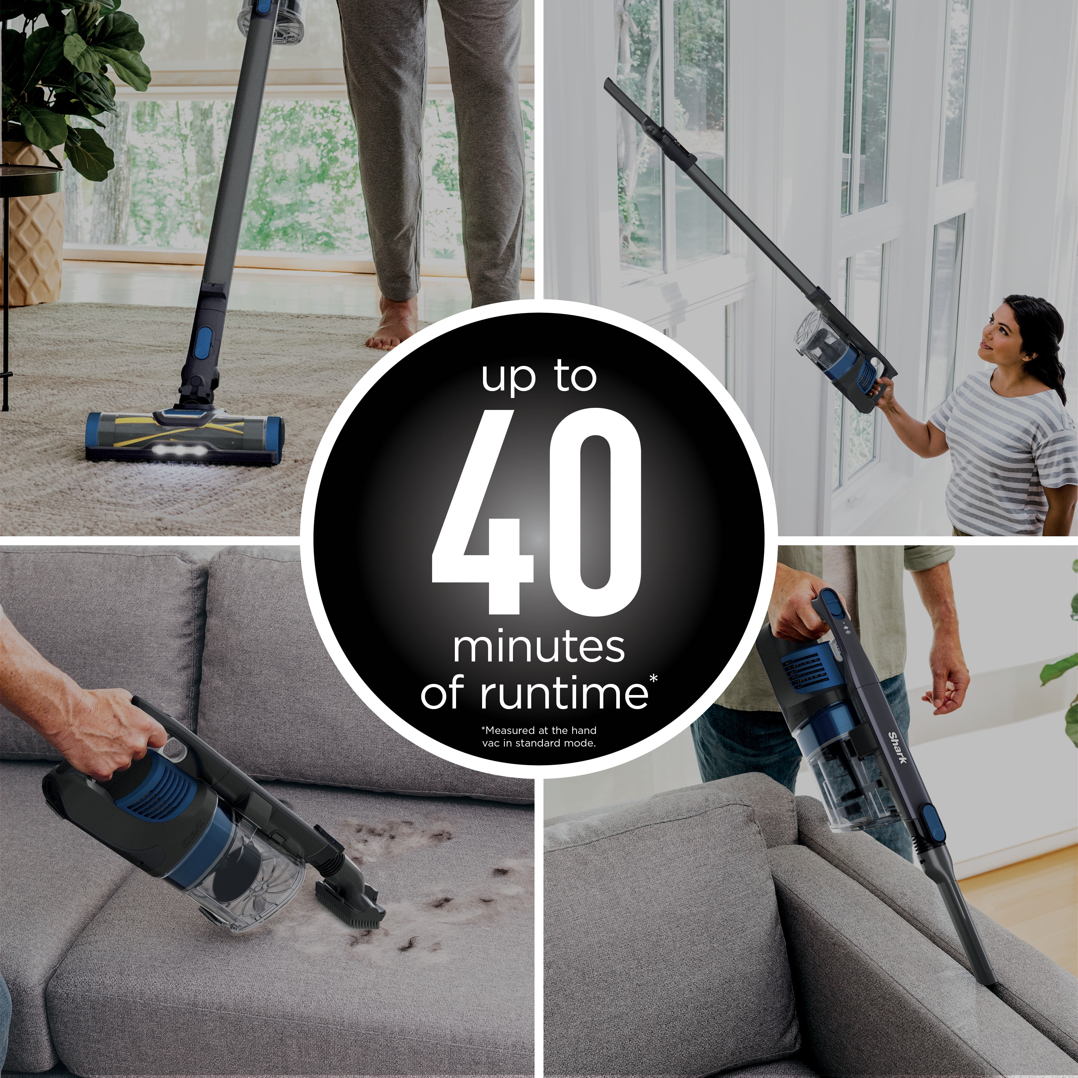 Shark Pet Pro Cordless Stick Vacuum Cleaner with Powerfins Brushroll, 40-Min Runtime, WZ250 - Image 7