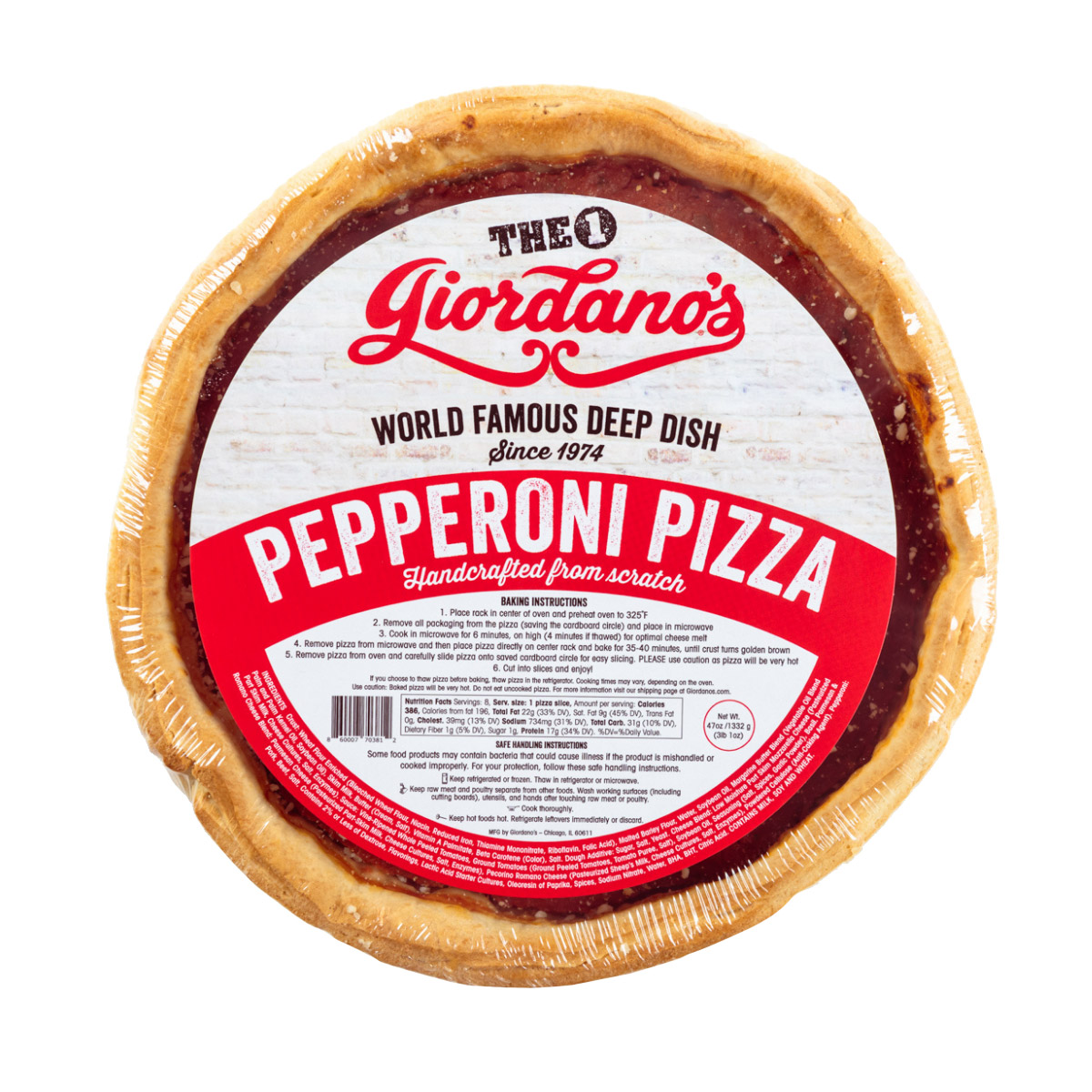 Giordano's Chicago Frozen 10' Deep Dish Stuffed Pizza, 3-pack - Image 6