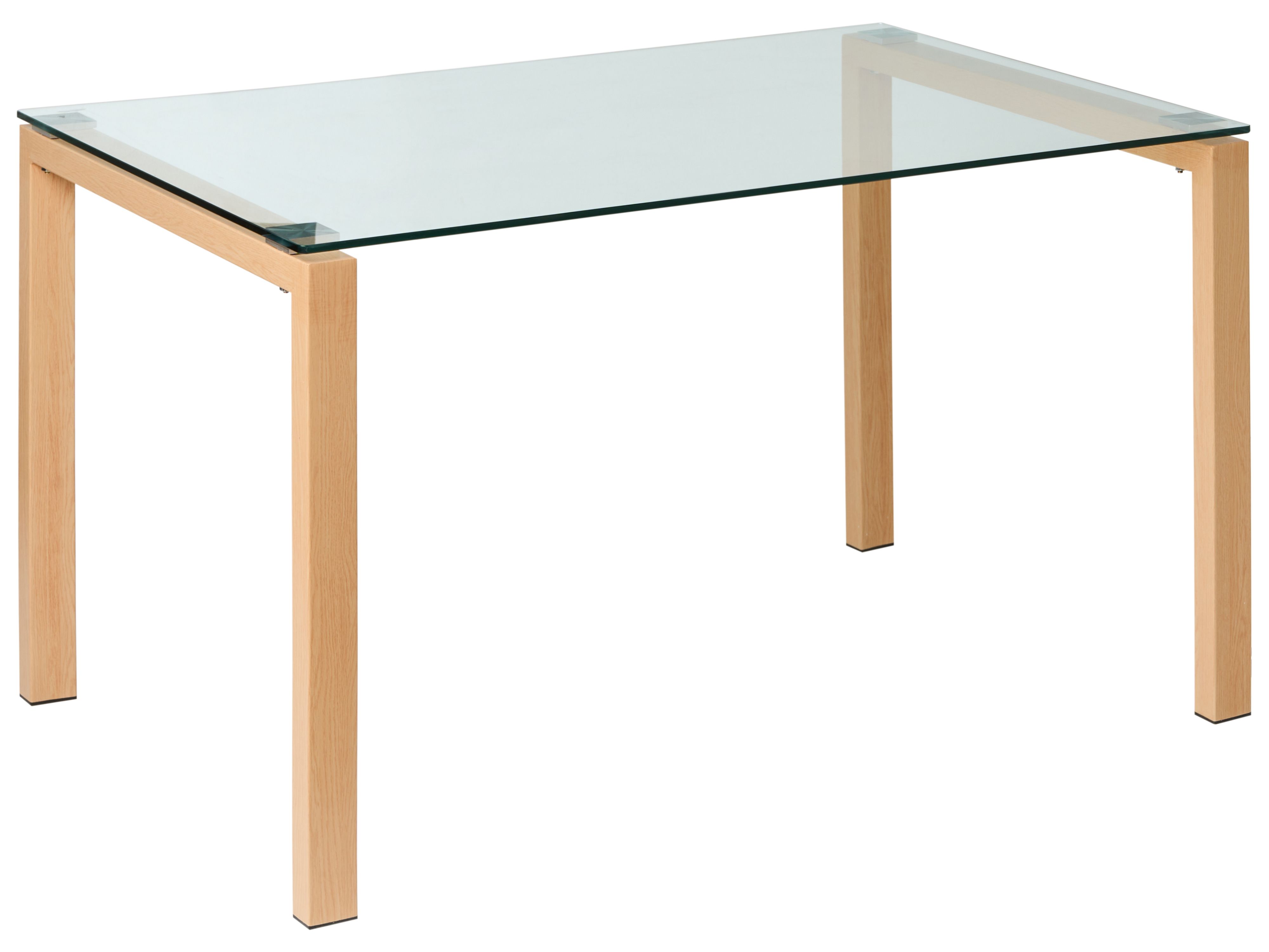 Dining Table TAVIRA Transparent 130 cm 80 cm