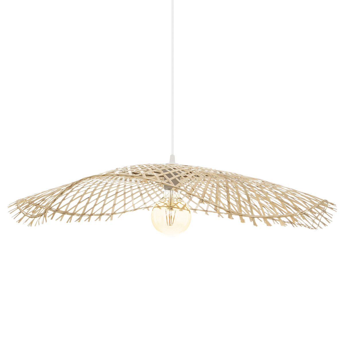Suspension lamp "Tess" Bamboo D.75 cm