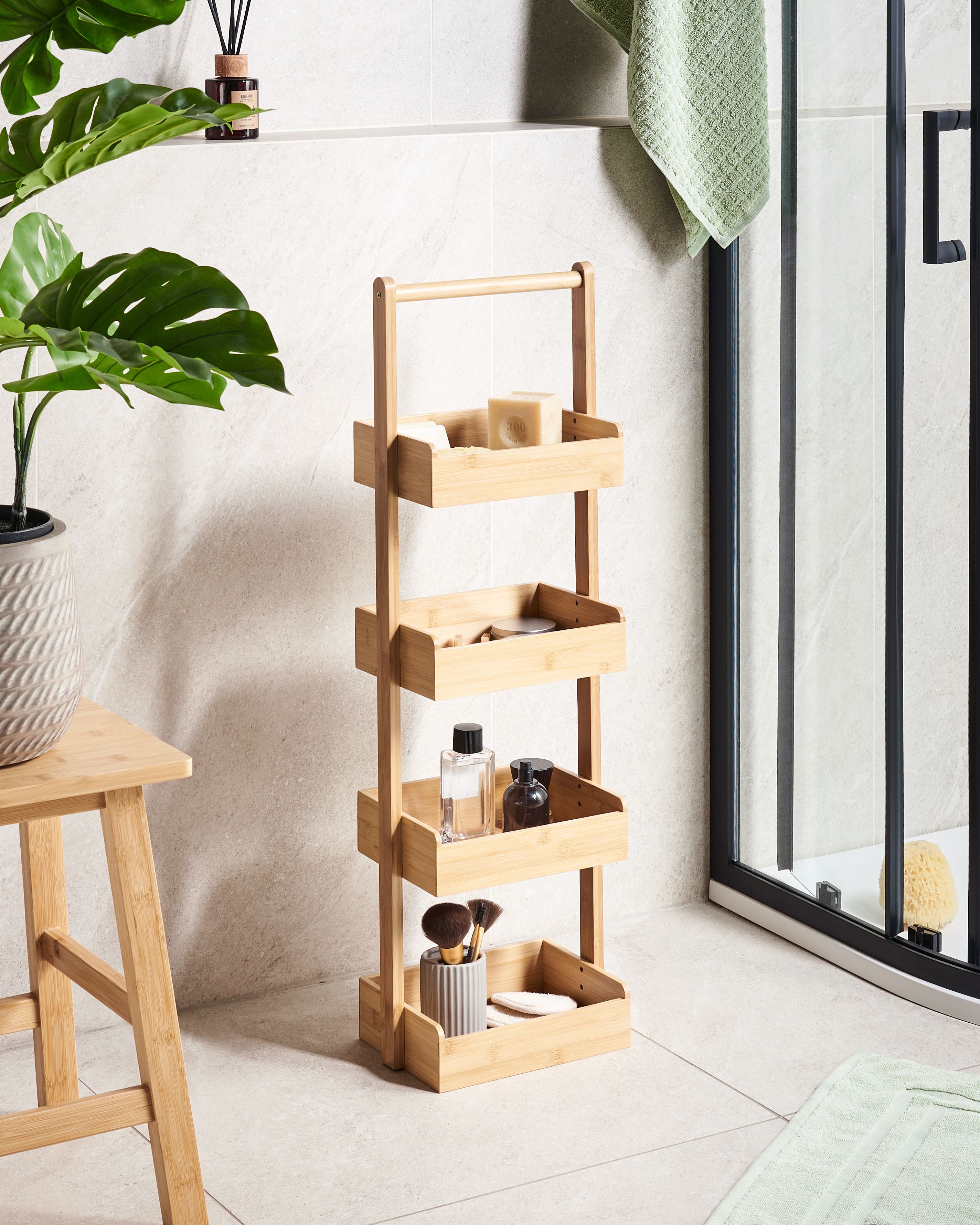 Shelving Unit VAUPES Bamboo Light Brown