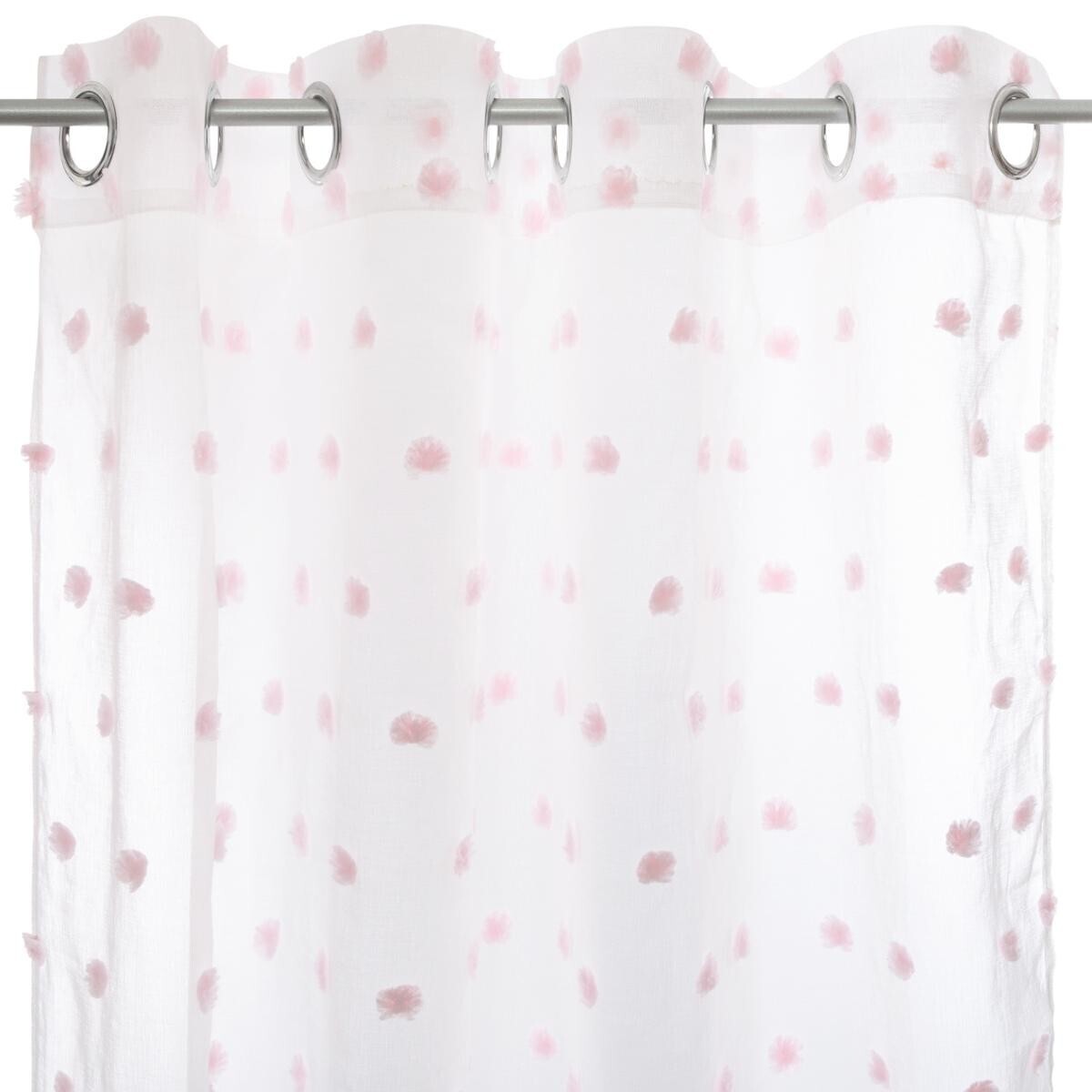 Kids curtain "Pompoms" Pink, 140x240 cm