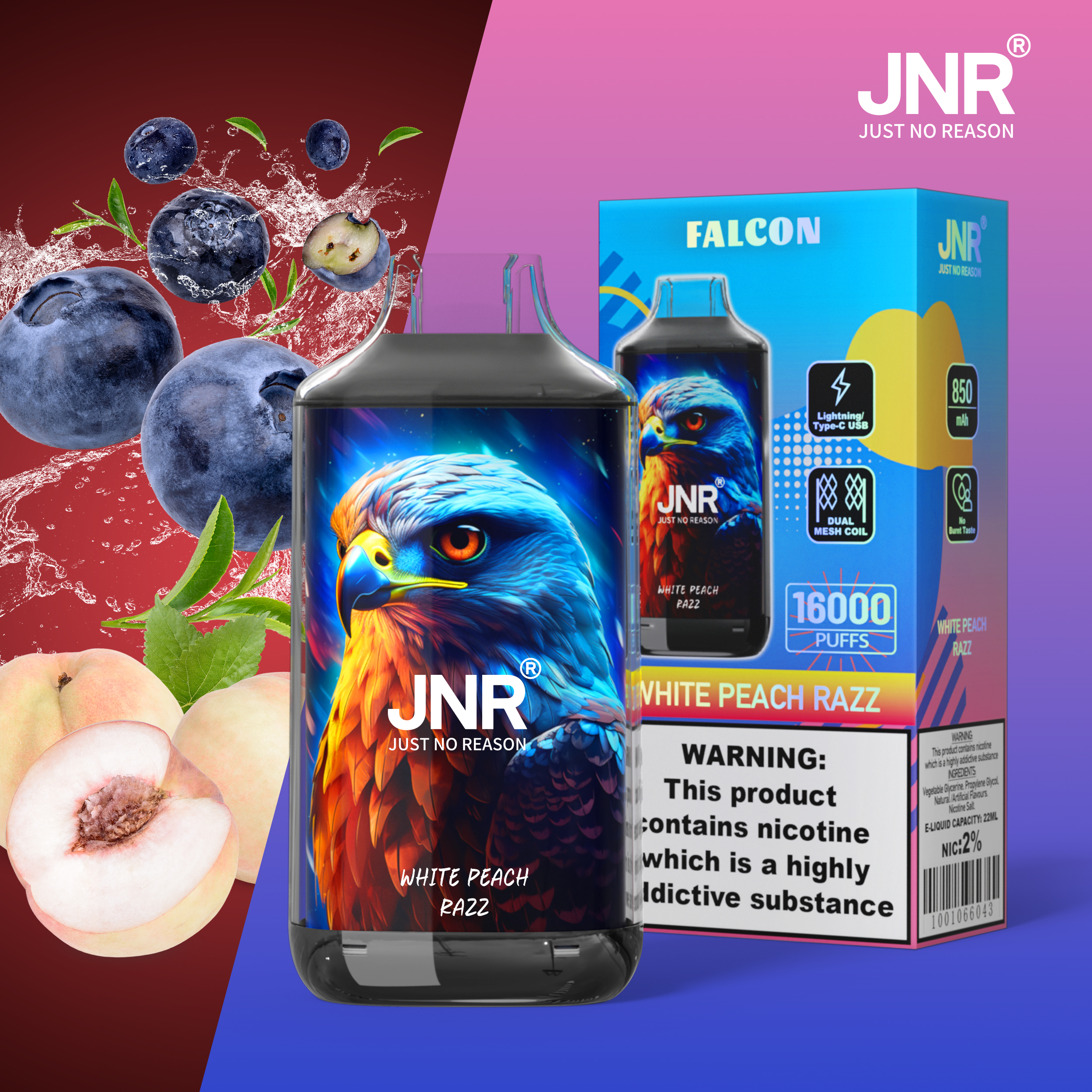 JNR Falcon 16000 Puffs