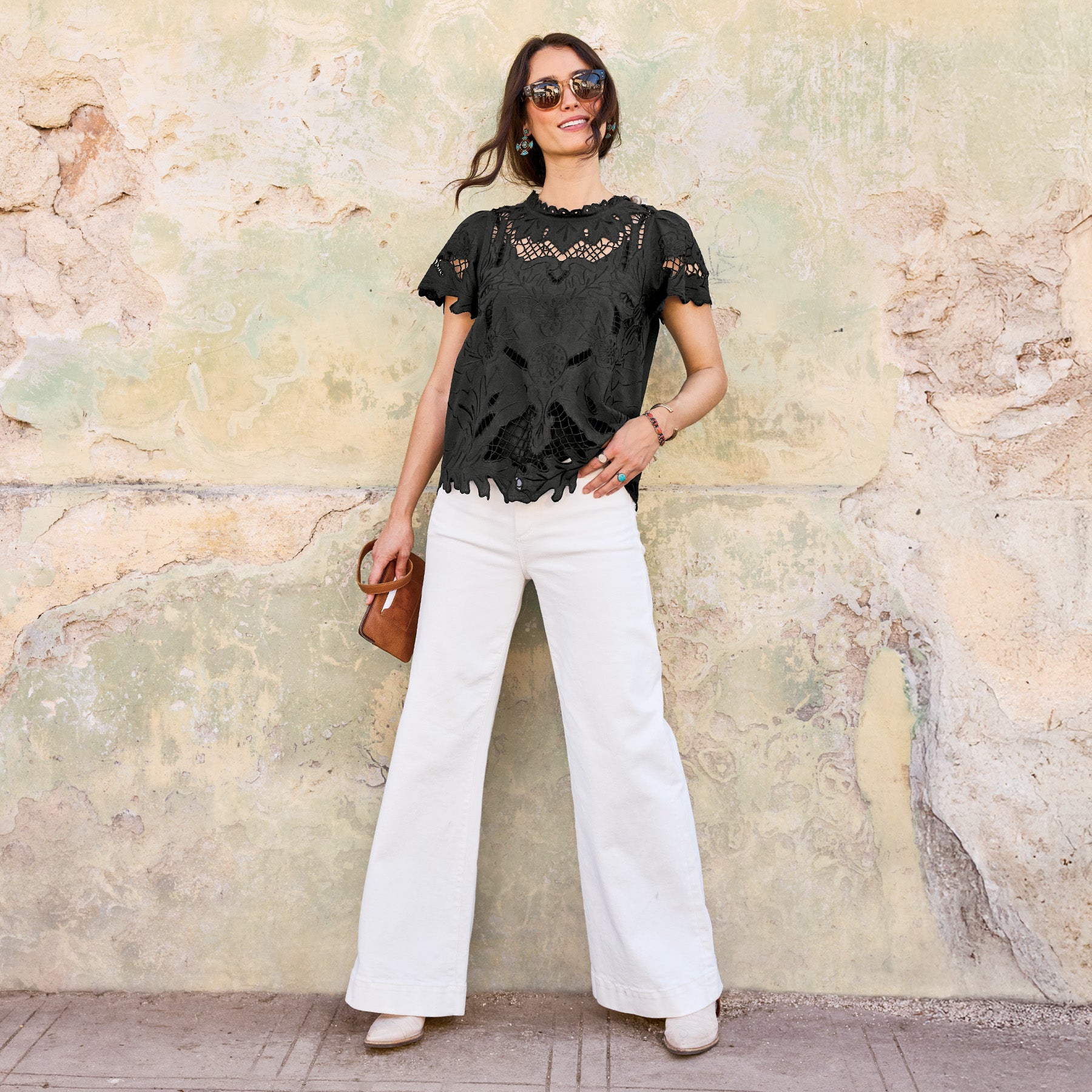 Ayre Lace Top, Petite - Sundance Clothing