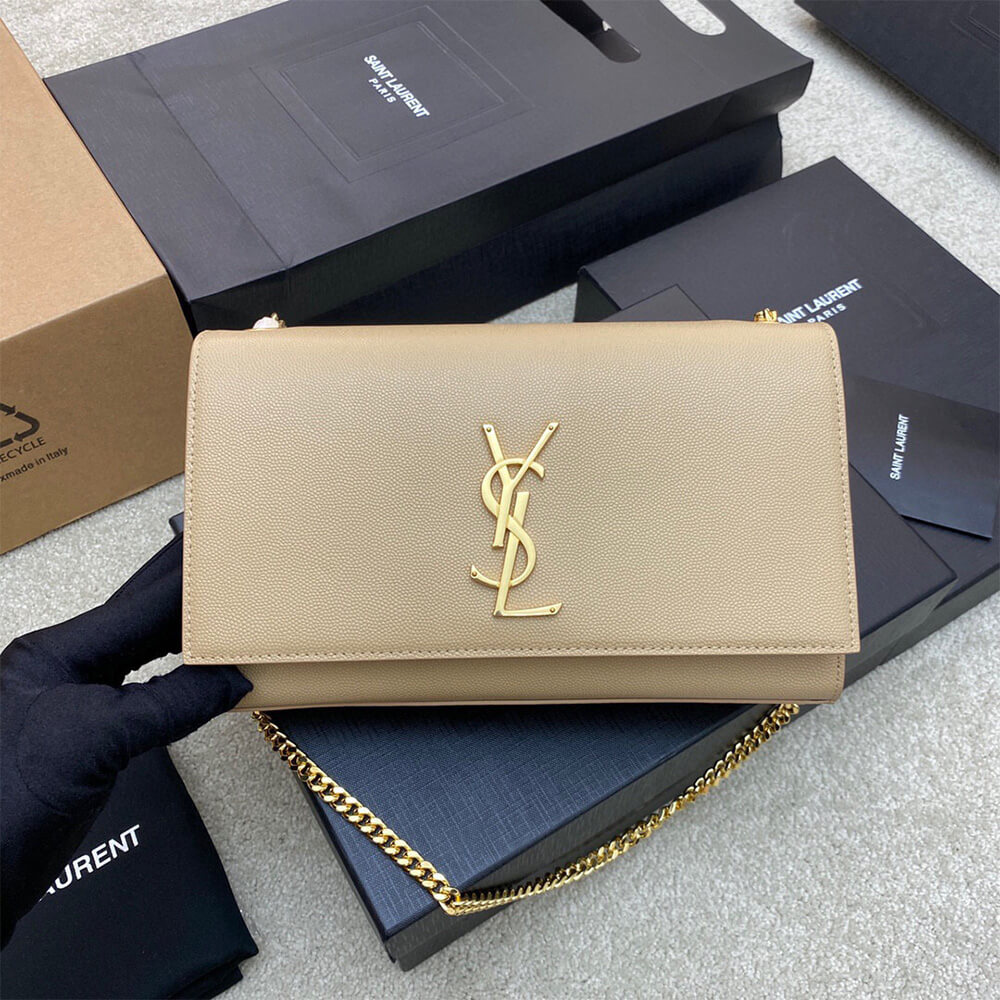 YSL Kate Medium Bag in Grain De Poudre Embossed Leather1:1High-quality replica