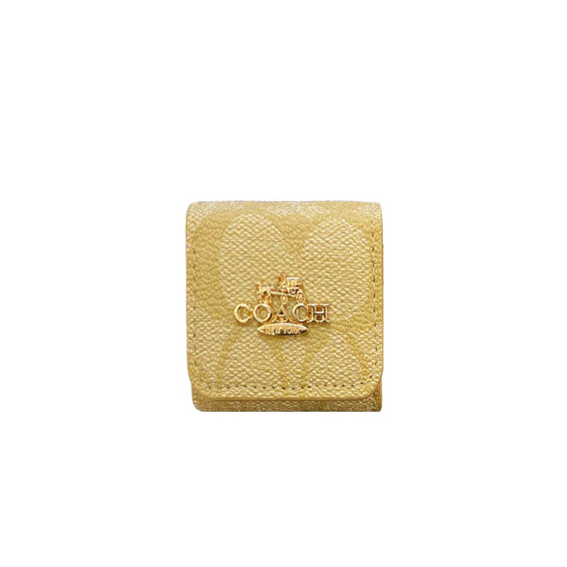 Luxury Coach AirPods Pro Cases Light Brown- LGK240425 - Wholesale & Influencer