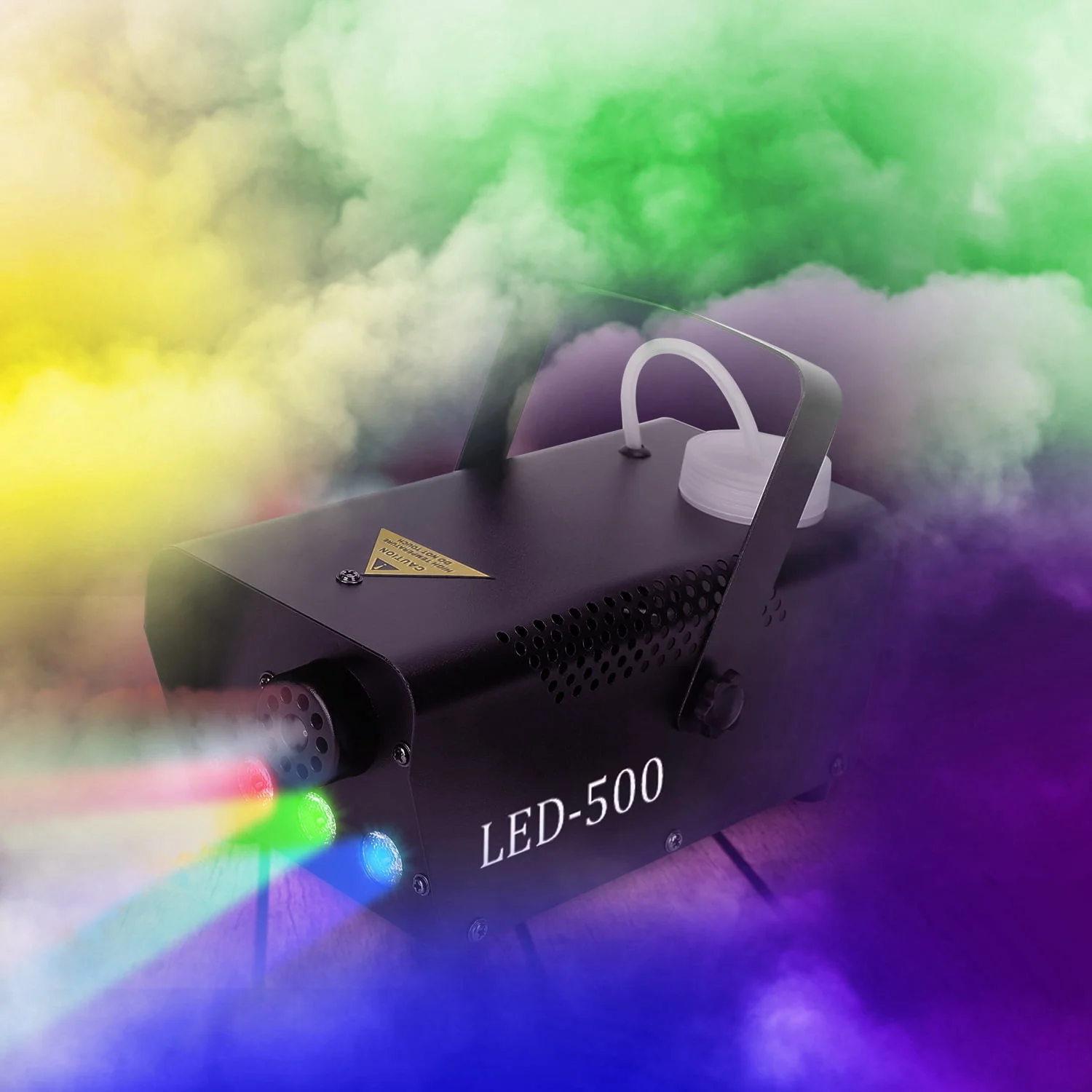 400W Fog Machine RGB LED Party Club DJ Fogger Rapid Heating Remote Control Wedding Stage Smoke Machine - Image 7 400W Fog Machine RGB LED Party Club DJ Fogger Rapid Heating Remote Control Wedding Stage Smoke Machine - Image 7