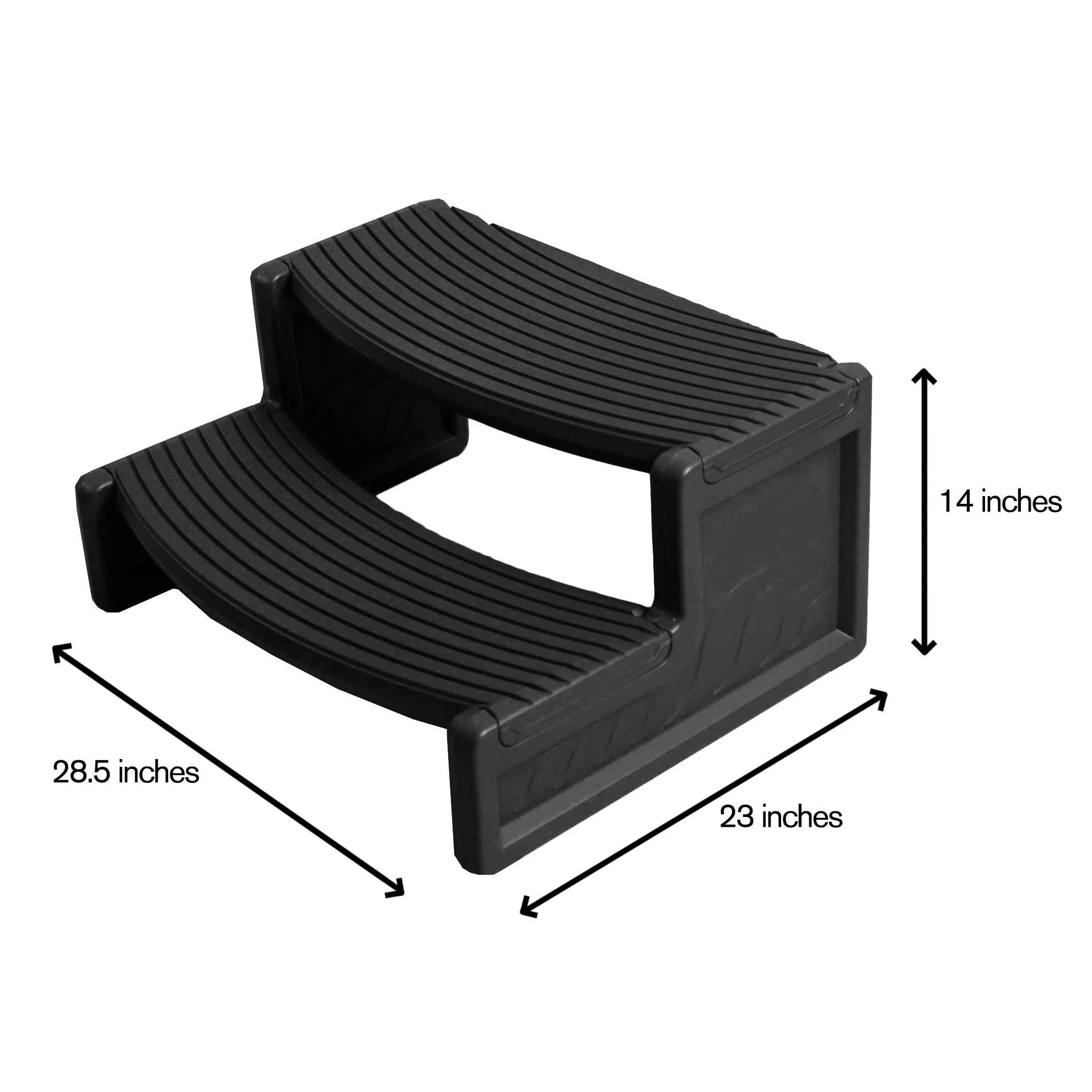 Confer Plastics Resin Multi Purpose Spa and Hot Tub Handi-Step Steps, Black - Image 4