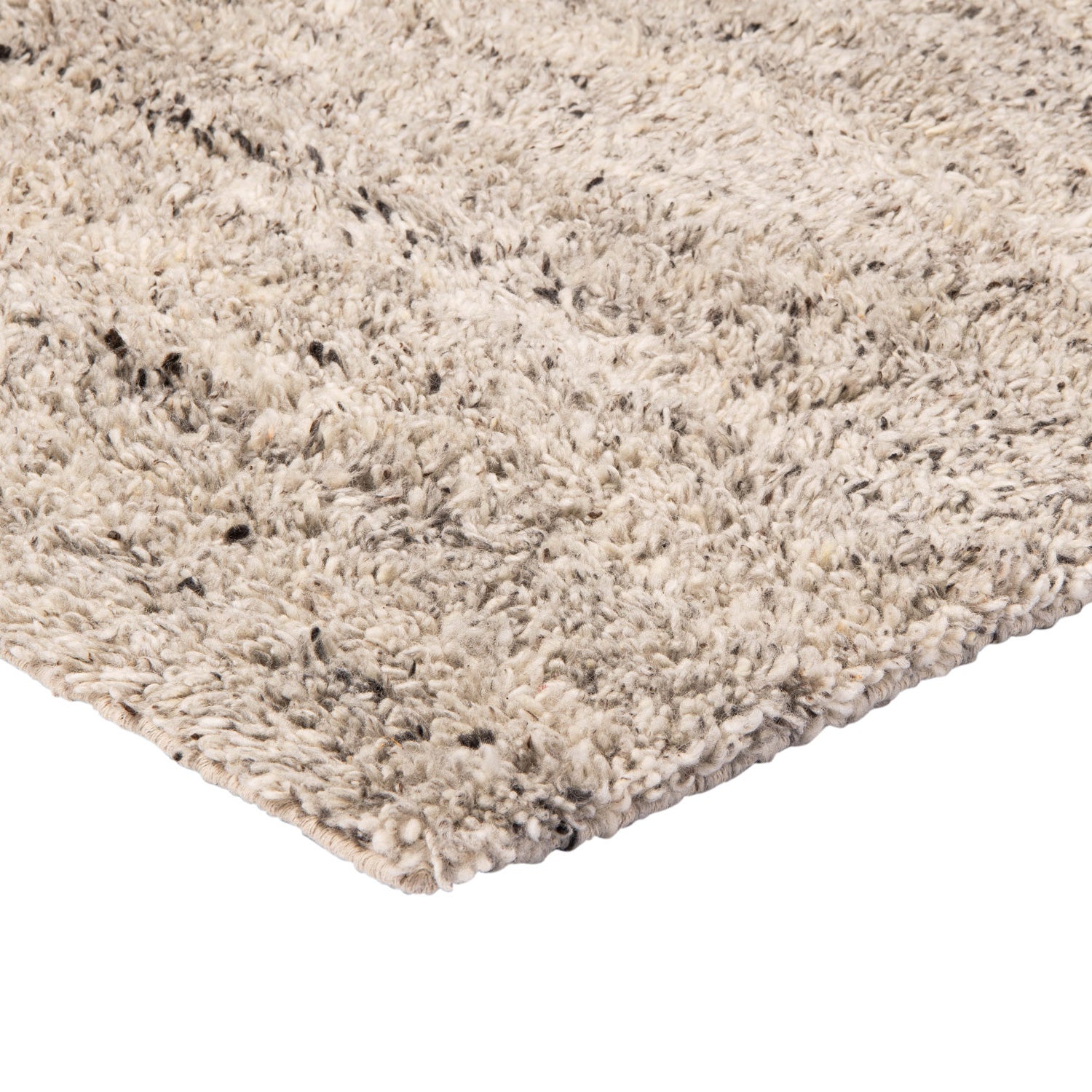 Blokker Fluffy Wollen Vloerkleed 160 x 230 cm - Ivoor
