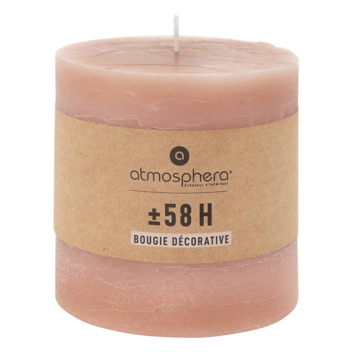Rustic candle Light pink, 663g