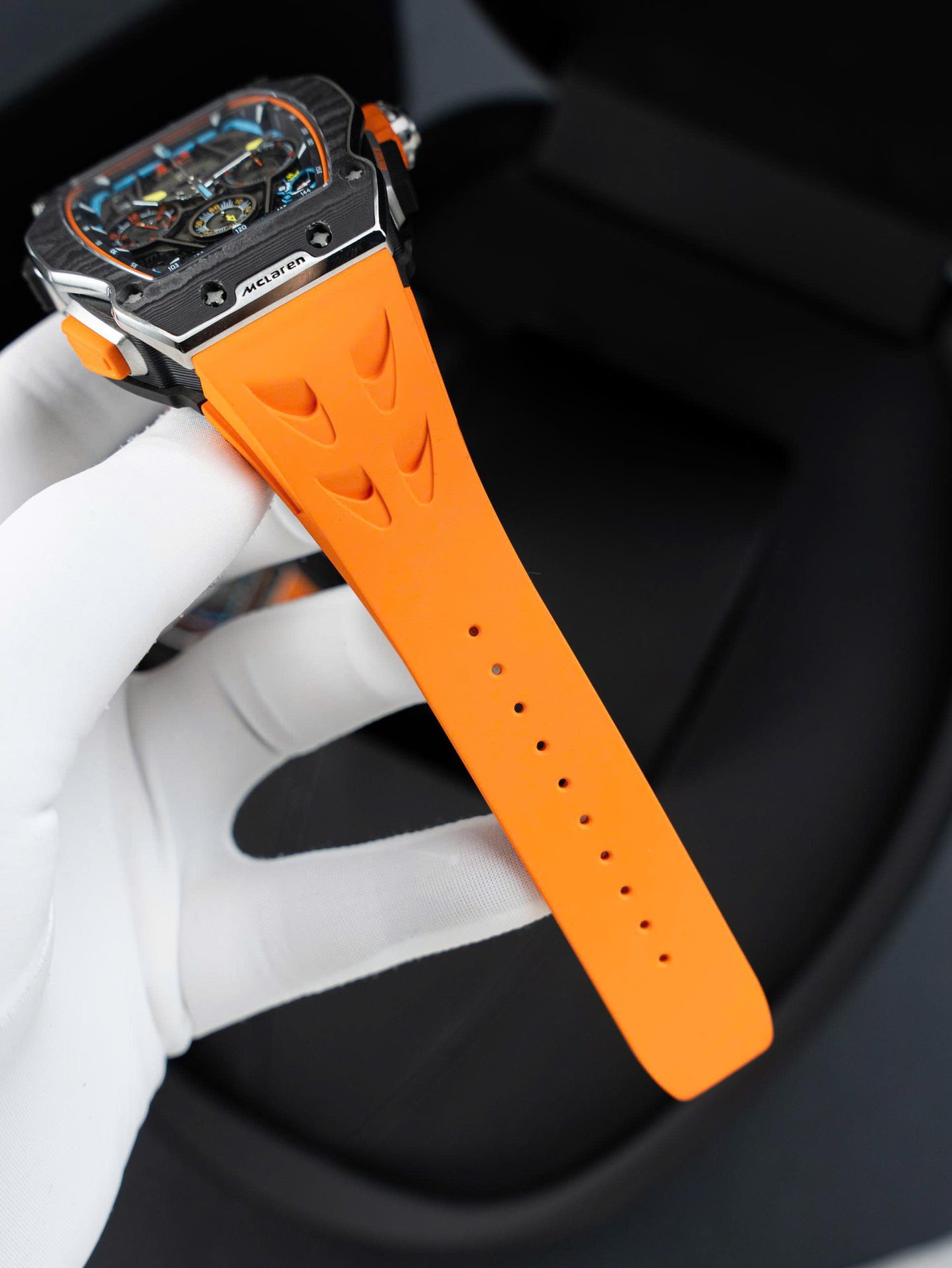 Richard Mille RM65-01 Replica Watches Orange Rubber Strap 44.5��49.9mm - Top club