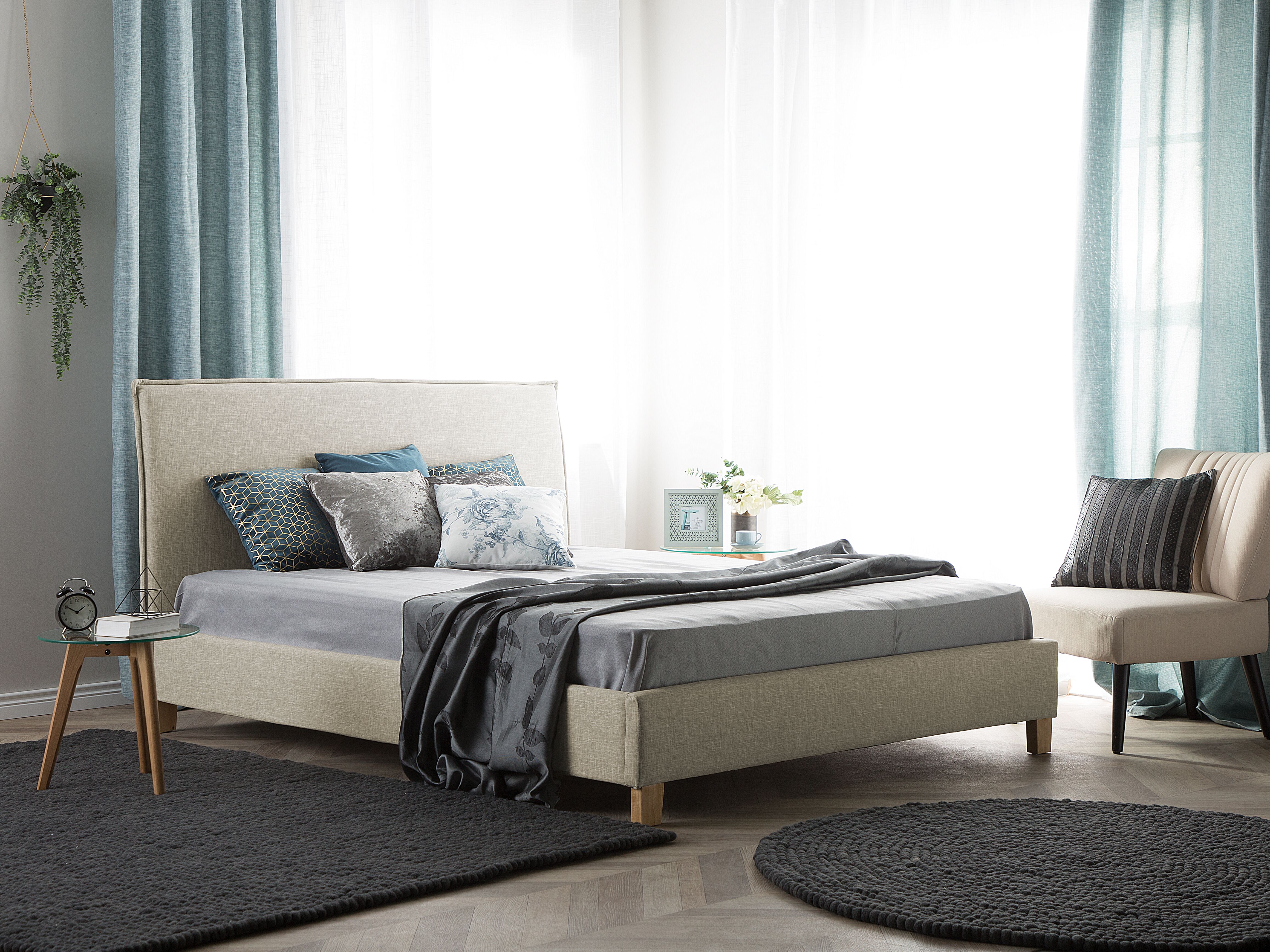 Bed Fabric SENNEZ 140 x 200 cm (EU Double) Beige