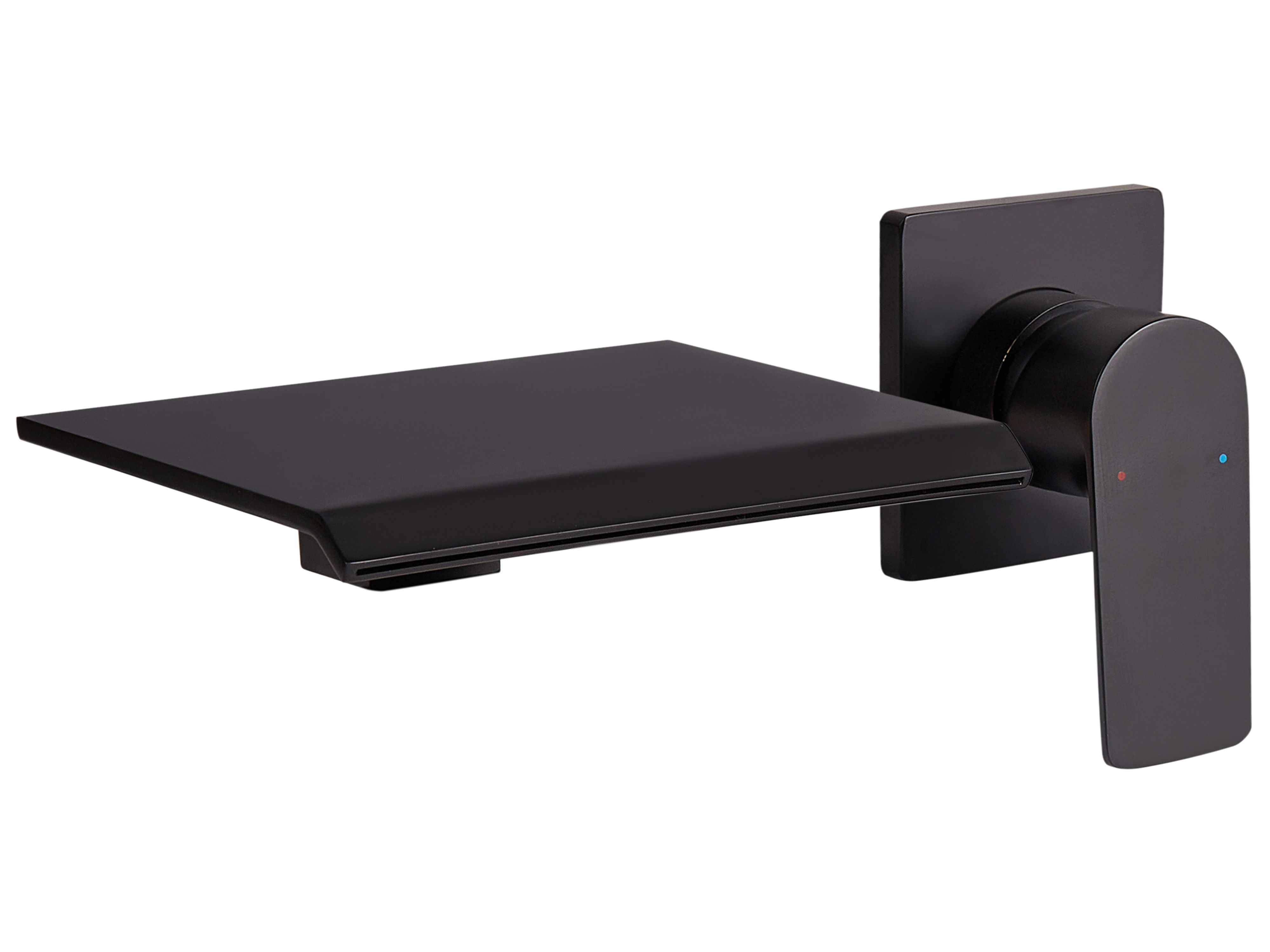 Wall Mounted Basin Mixer Tap APONWAO Brass Black