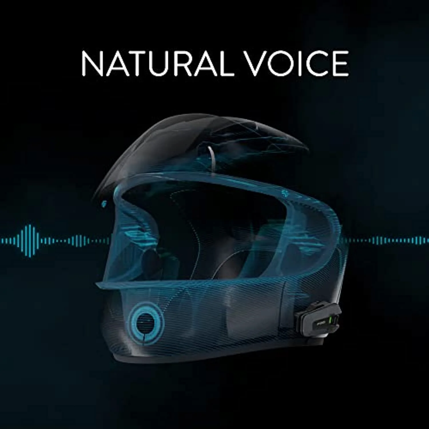 Cardo PACKTALK Edge Motorcycle Bluetooth Communication System Headset Intercom - Dual Pack - Image 7