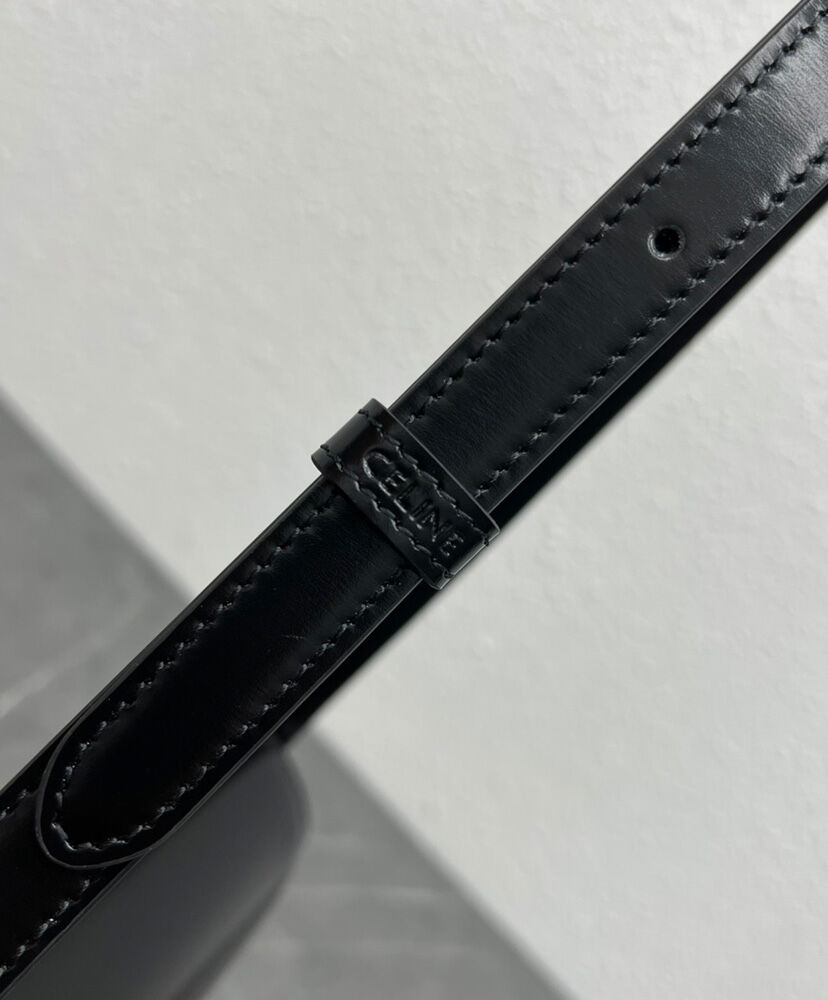 Celine Teen Besace Triomphe In Shiny Calfskin Black1:1High-quality replica