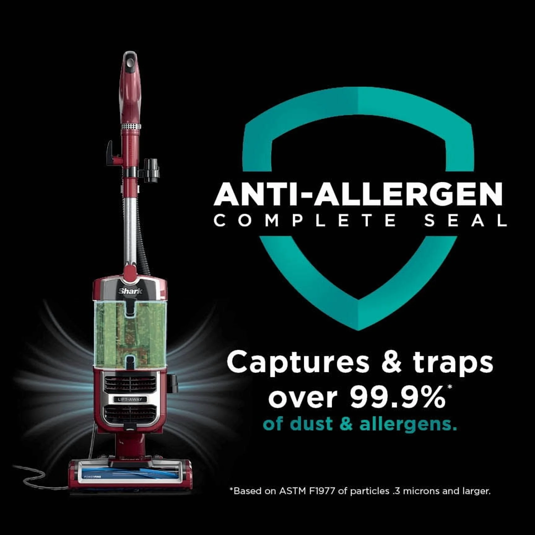 Shark Navigator Lift-Away Upright Vacuum, Pet Friendly, Powerful Suction, Self-cleaning Brushroll, HEPA Filter, Hard Floor and Carpet, Upholstery and Crevice Tool, ZU660 Burgundy - Image 10