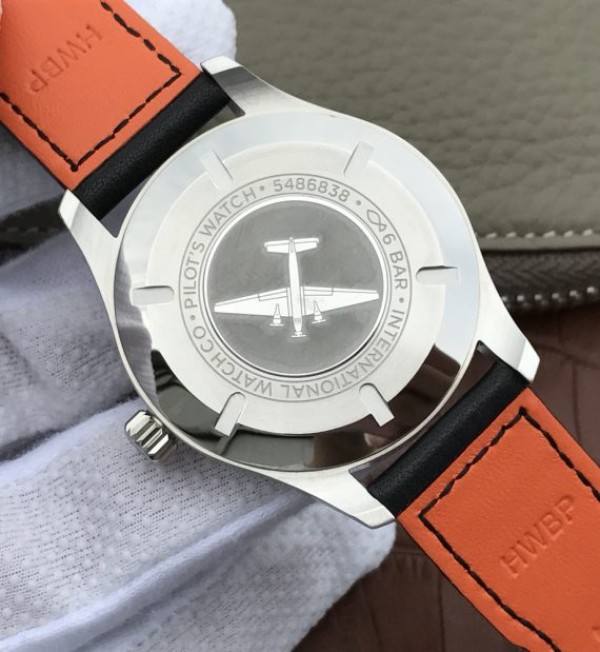 Replica IWC XF Mark XVIII IW327001 Black Dial Leather Strap - Top club