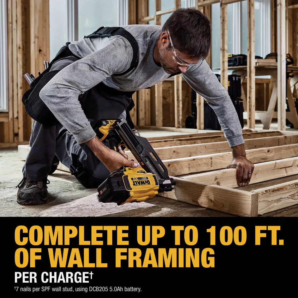DEWALT 20V MAX XR Brushless 30 Degree Cordless Framing Nailer (Tool Only)
