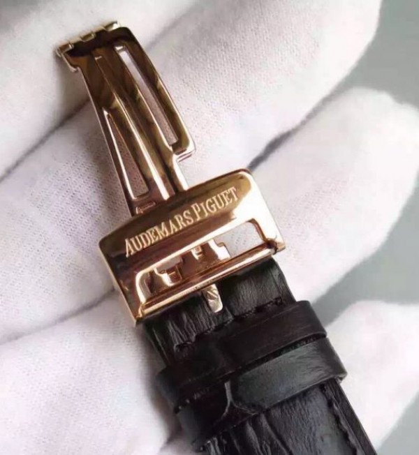 Replica Audemars Piguet Jules Audemars Tourbillon RG Black Dial - Top club