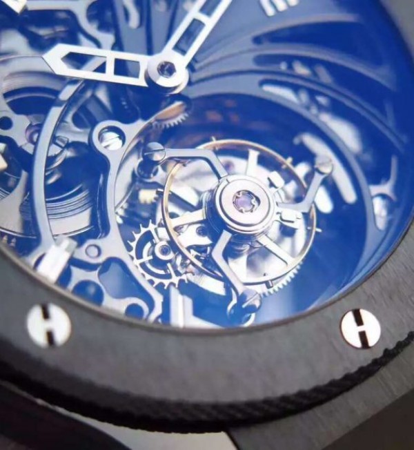 Replica Hublot Big Bang Ceramic Bezel Skeleton Tourbillon - Top club
