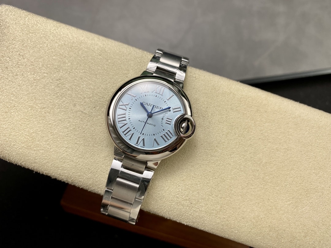 Ballon Bleu de fake cartier watch 33 mm mechanical movement with automatic winding-3KF(1:1 replica) - Top club