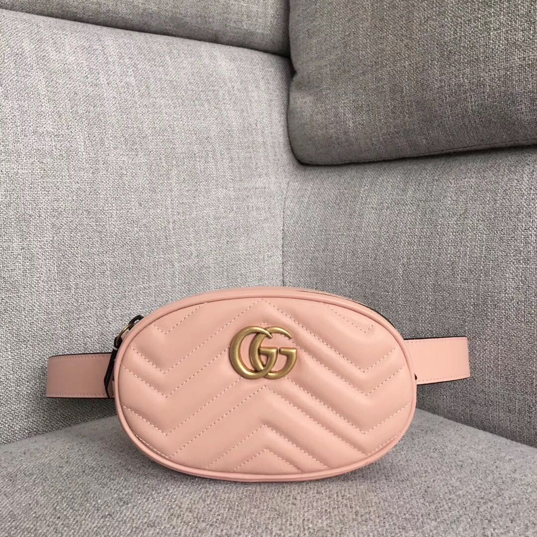 Replica Gucci Marmont Matelasse Leather Belt Bag1:1High-quality replica