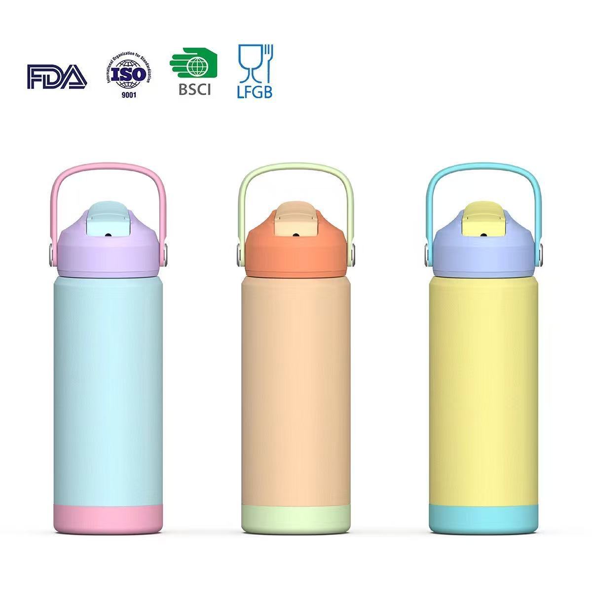 Cross-border Explosions 304 Stainless Steel Space Pot Vacuum Insulation Non-slip Silicone Bottom Lead-free Multi-lid Outdoor