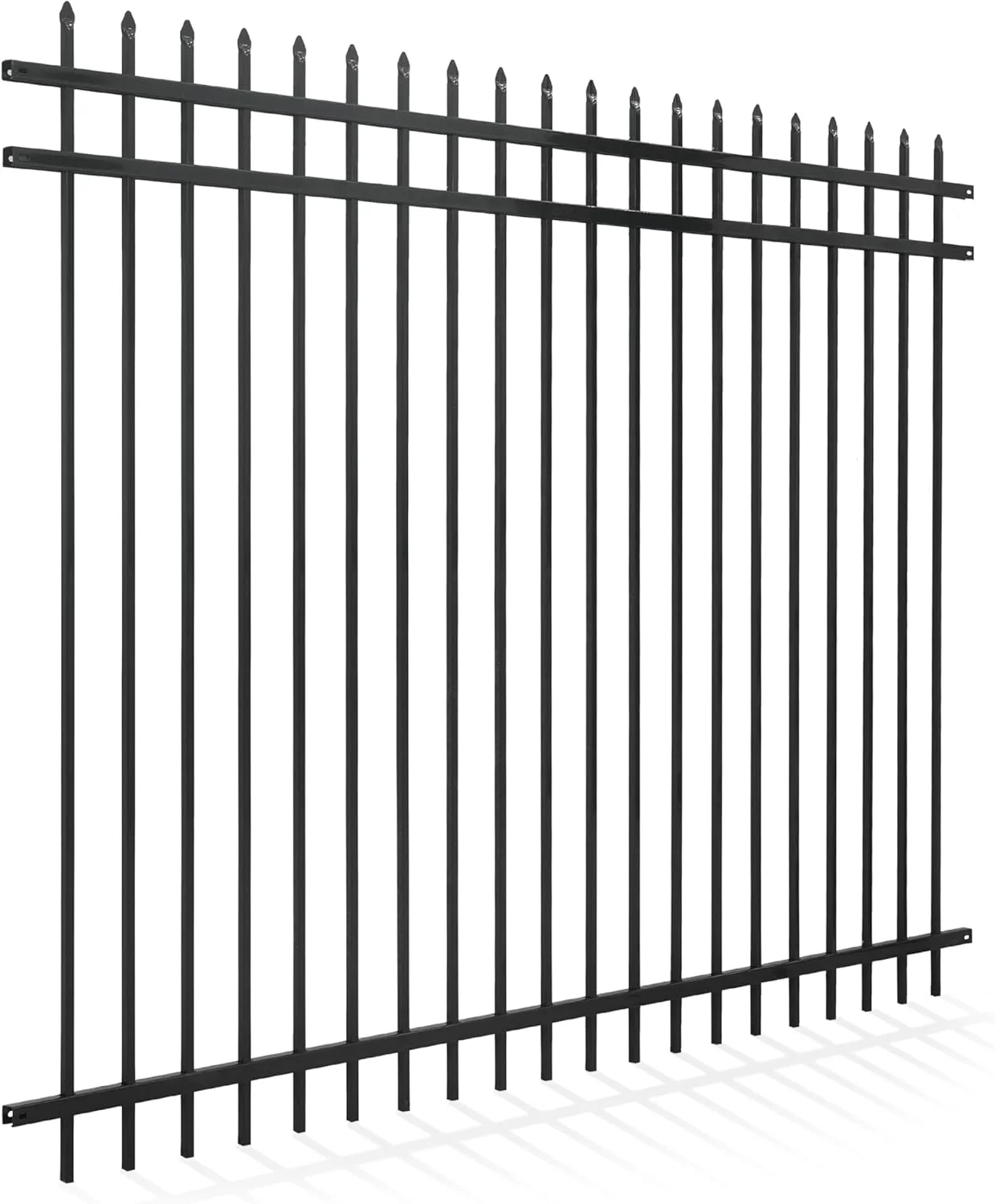 Fencer Wire Heavy Duty Pinnacle Fence Gate, 6FT Height x 4FT Width Outdoor Fence Gate, Outdoor Anti-Rust Metal Steel Gate for Fencing Barrier, Decorative Garden Gate for Residential, Yard, Pool,Patio - Image 12