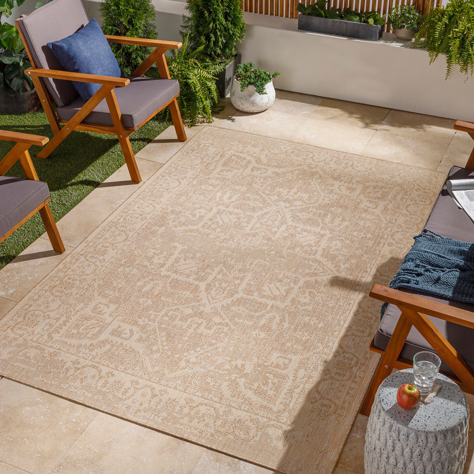 Blokker Haze Vloerkleed 160 x 213 cm - Beige