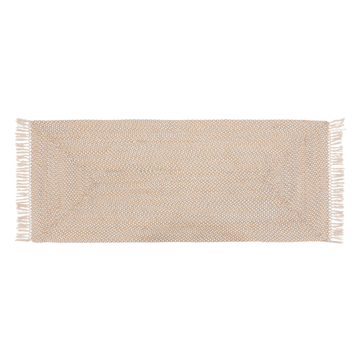 "Jyta" rug Jute, White, 80x200 cm